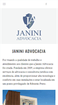 Mobile Screenshot of janiniadvocacia.com.br